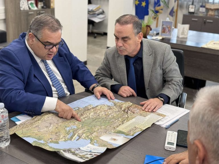 Με τον Υφυπουργό Εσωτερικών κ. Βασίλειο – Πέτρο Σπανάκη συναντήθηκε ο Δήμαρχος Λεβαδέων κ. Δημήτρης Καραμάνης